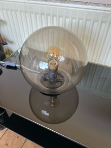 IKEA Fado table glass ball lamp