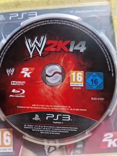 W14 Wresting  2014 PlayStation3 Ps3 games Original
