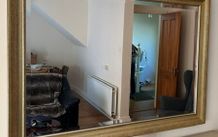 Large Gold Framed Wall Mirror  103cm x 73cm