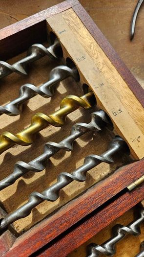 Gilpin's auger bits, complete boxed set