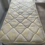 Single bed frame with guest mattress and headboard Image 6