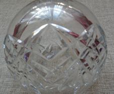 Cut glass ornament,Glass ball, Cut glass