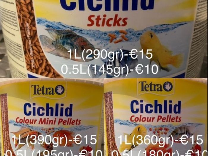 Tetra Cichlid Stick sticks fish food