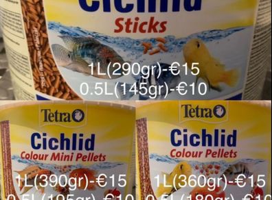 Tetra Cichlid Stick sticks fish food