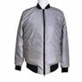 Blanc Noir Silver Reflective Oversized Backpack Straps Bomber Jacket Women S New Image 4