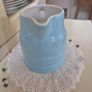Beautiful Porcelain Duck Egg Blue Jug Image 4