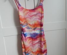 Bnwt Tie Die Double Strap Bodycon Dress Free Postage