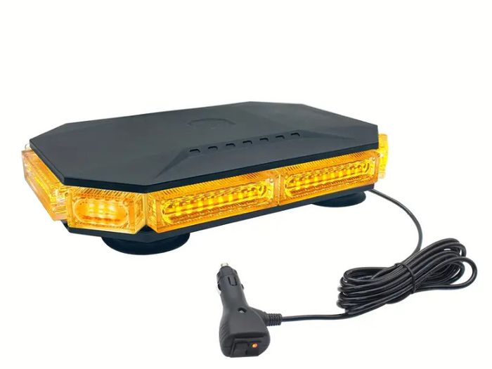 EINERCAR 76 LED Light Bar - Octagonal, High Brightness, Magnetic Mount, 12-24V Beacon
