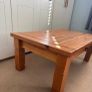 wooden coffee table Image 2