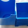 LEGO Storage Box Brick 1 Knob Single Blue Image 4