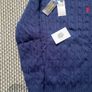 Blue Polo Ralph Lauren Cable Knit Jumper Image 4