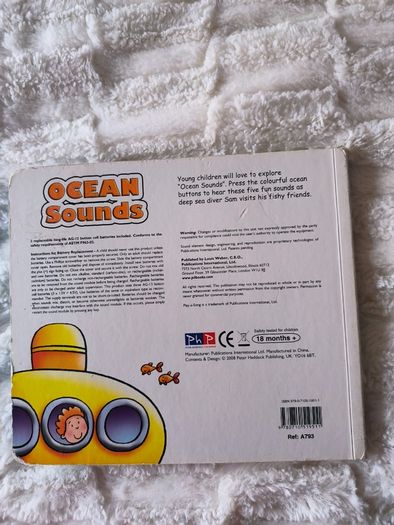Toddler book with sound
