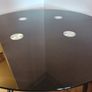 Round Glass & Chrome Dining Table with 2 Chairs (Can Sell Separately) Image 6