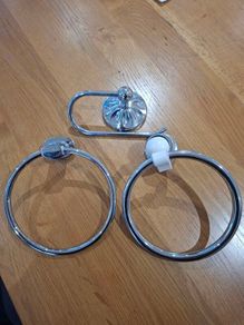 Towel holders and toilet roll holder