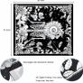 Skull Flower Tapestry Meditation Skeleton Tapestries Floral Vine Starry Night Sky Butterflies Tarot Wall Hanging for Room Decor (MULTIPLE SIZES) Image 5