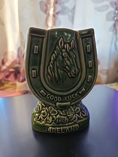 Vintage Irish Good Luck Pottery