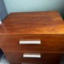 Walnut Chest of Drawers & matching Lockers Image 4