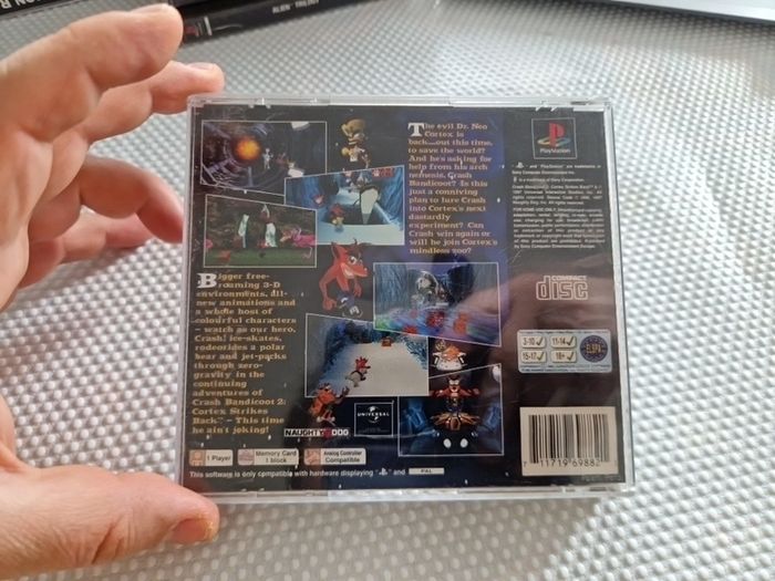 Crash Bandicoot 2 PlayStation1 Ps1 PlayStation2 Ps2 Games Original