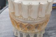 Vintage Molded Glass Lamp Shade