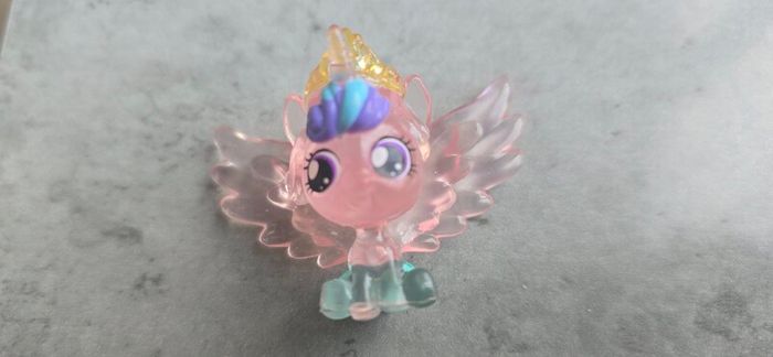 Baby Flurry HTF mini Figure clear G4 My Little Pony