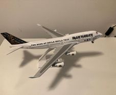 Skymarks - Iron Maiden Boeing 747-400 Ed Force One - Plastic Aircraft Model - 1/200 Scale - SKR899