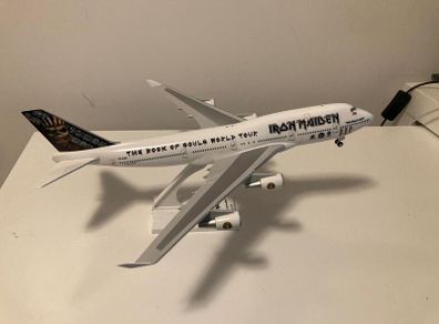 Skymarks - Iron Maiden Boeing 747-400 Ed Force One - Plastic Aircraft Model - 1/200 Scale - SKR899