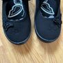 Next Butterfly Embroidered Black Plimsolls Shoes, Junior Size UK 13, EUR 32 Image 10