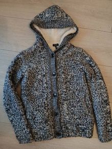 Ladies fleece lined cardigan Berska size S