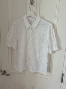 Two-piece cotton top & skirt