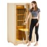 Far Infrared Wooden Sauna Room Home Sauna Spa for 1 Person1140W Image 3