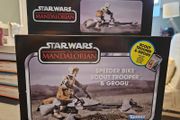 Star Wars The Vintage Collection Speeder Bike Scout Trooper and Grogu playset