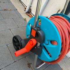 garden hose with stand. Never used