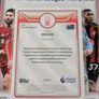 Chris Wood 34/50 Gold Rainbow Foil Parallel Topps Premier League Flagship Edition 2026/27 Image 2