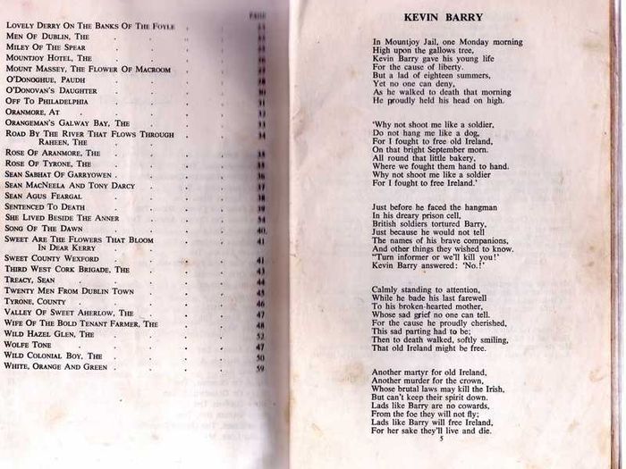 Songs And Recitations Of Ireland (published 1960)
