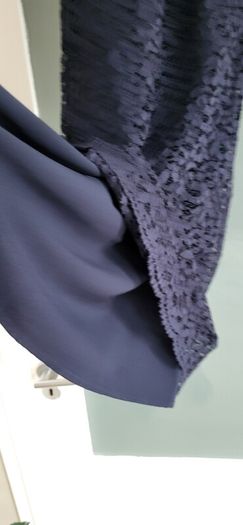 WHISTLES Navy Lace layered dress Sz 8UK - Bnwt Rrp 210