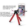 Phone/Camera Octopus Tripod Stand Red Image 10