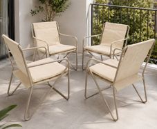 Garden Chairs with Cushions