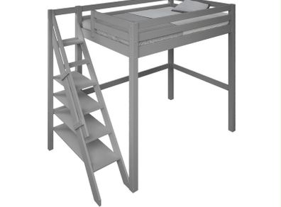 Grey Noomi Double Loft Bed