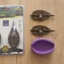 NEW - Size XL - Set of (2x60g) "Douglas" + (2x50g) ,,Aperio'' Mikado Method Feeder Q.M.F. System + Mould - Carp Tench Bream Feeder Method Pellet Dumbells Hybrid Roach Image 2