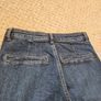 H&M cropped wide leg blue jeans size UK10/EU38 Image 6