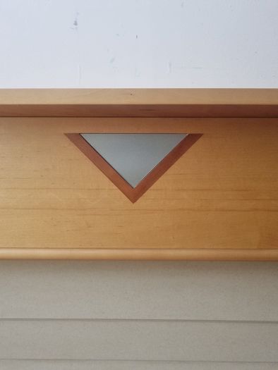 Maple wood surround fireplace