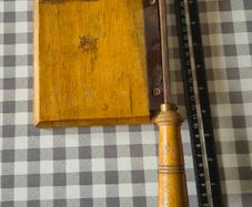 Vintage photography guillotine