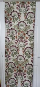 Floral curtains