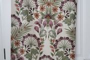 Floral curtains