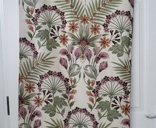 Floral curtains