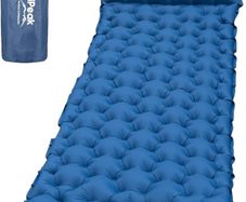 Sleeping Pad - Ultralight Inflatable Sleeping Mat with Built-in Foot Pump, Durable Compact Waterproof Camping Air Mattress for Camping, Backpacking, Hiking, Tent Trap Traveling
