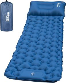 Sleeping Pad - Ultralight Inflatable Sleeping Mat with Built-in Foot Pump, Durable Compact Waterproof Camping Air Mattress for Camping, Backpacking, Hiking, Tent Trap Traveling