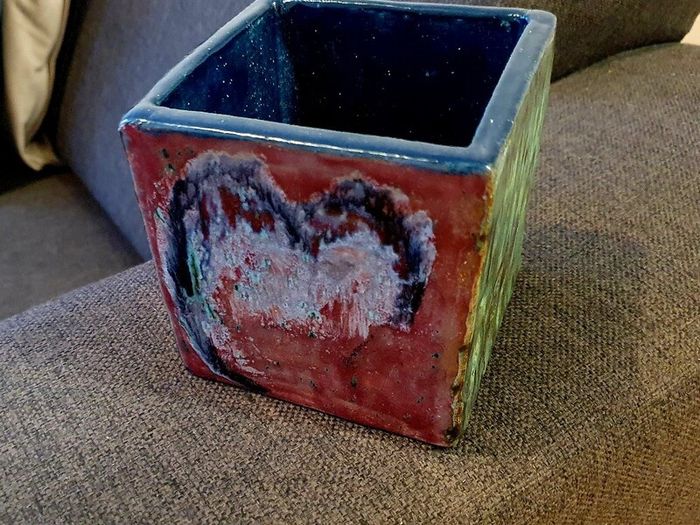 One-of-a-Kind Handmade Pottery Storage Jar