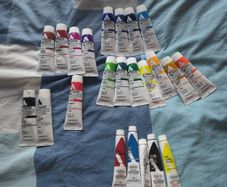 acrylic goauche paints