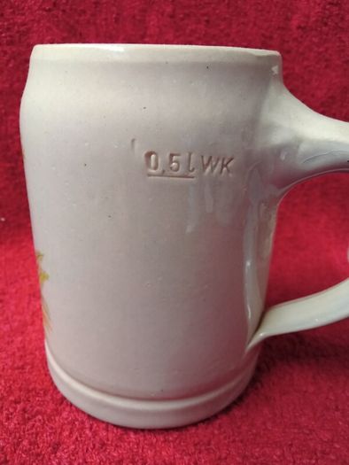 4 Vintage West German Stoneware Beer Steins